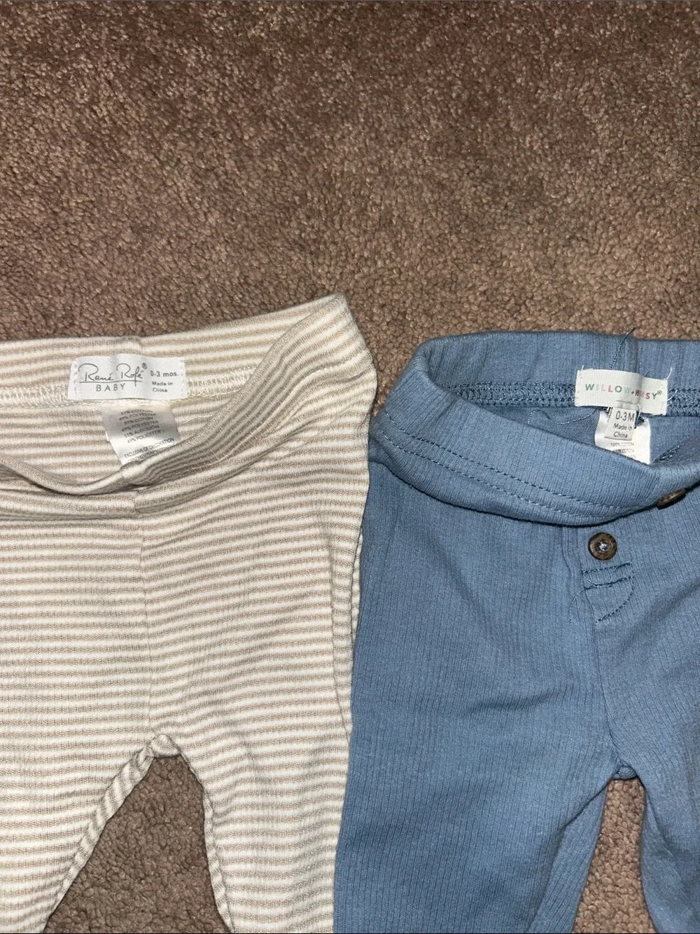 0-3 month clothing and pajama bundle